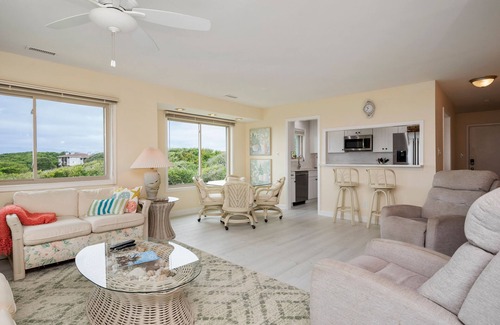 Caswell Beach Condo | A Searious Sunset View: Panoramic Ocean Views, Community Pools
