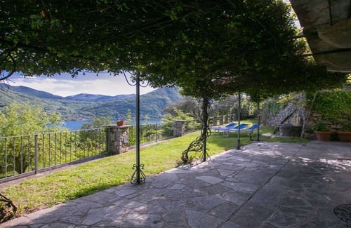 Fiumelatte Villa | A THREE-STORY VILLA OVERLOOKING THE VEZIO CASTLE &LAKE LUGANO,ITALIAN SIDE