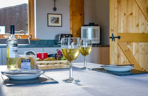 Marykirk Cabin | A True Log Cabin Experience built with Scottish Douglas fir trees. Pet Friendly.
