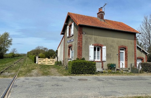 St-Georges-de-la-Riviere House | A unique stay in an old railway station, in the heart of the Cotentin sea & countryside.