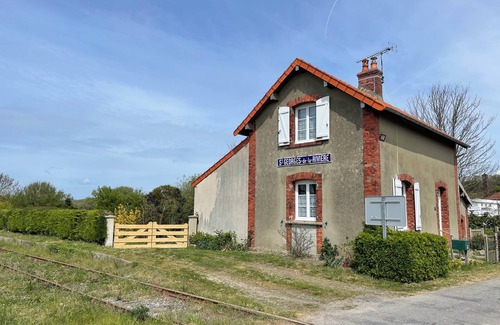 St-Georges-de-la-Riviere House | A unique stay in an old railway station, in the heart of the Cotentin sea & countryside.