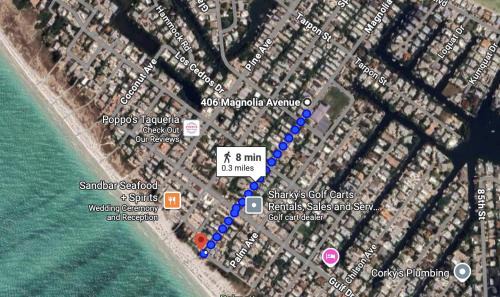 Anna Maria House | A Wave From It All - New Luxury Renovated Home Heated Pool Cabana Hammock Walk to Beach
