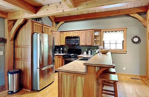 Oakland House | A Winter View | Spacious Lake View Home Near Area Attractions + Hot Tub