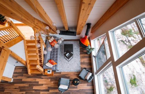 Alban Ski Chalet | AAT - Timber A-Frame Cabin on French River