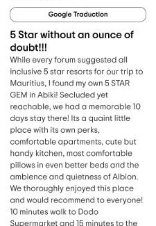 Albion Apartment | Abiki Mauritius with Tourism Authority Permit