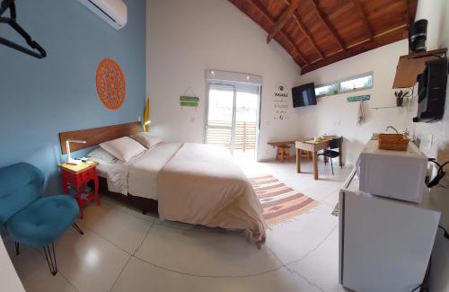 Campeche Central Apartment | Aconchegante Estúdio Céu do Campeche com garagem