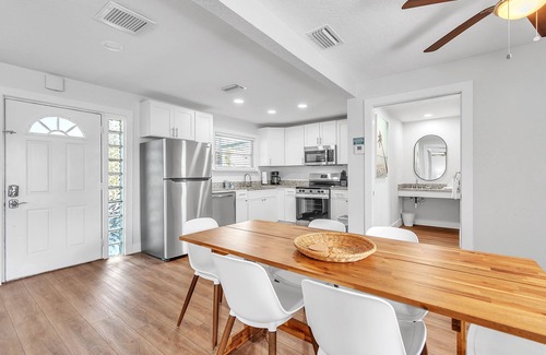 Treasure Island Apartment | 🌞Across From Beach👙Heated Pool🐬Bungalows #10🐶Dogs Welcome!