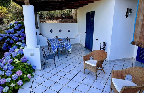 Monte Gallina Apartment | Aeolian Villa - Apartment with two bedrooms, sea view, and garden