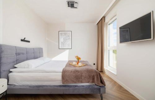 Tychy Apartment | Air Conditioned Apartment in Tychy with Parking and Desk by Noclegi Renters