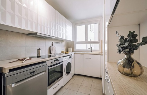 Quartier de Javel Apartment | Aksu - 3 chambres et balcon à Beaugrenelle
