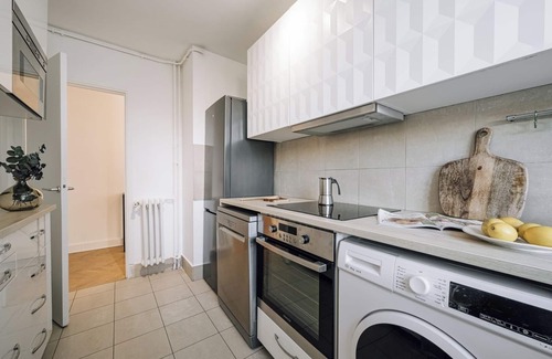 Quartier de Javel Apartment | Aksu - 3 chambres et balcon à Beaugrenelle