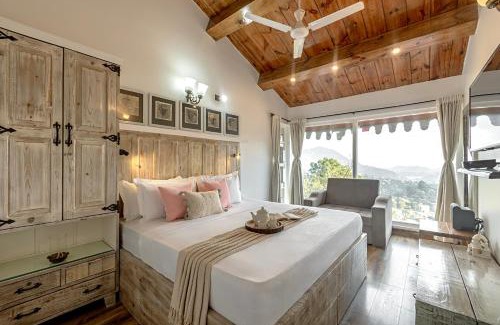 Sukha Villa | Alaya Stays Farsauli 1 - Pet friendly 3 BHK Hillside Getaway with Gazebo & Balcony