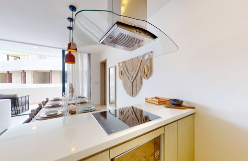 Zama Apartment | Aldea Zama condo with rooftop pool, private balcony, & great location