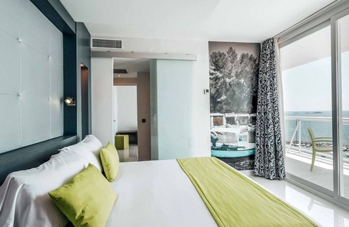 Figueretas Resort | All-Inclusive Joy Junior Suite at the Ibiza Twiins: Panoramic Beach Views