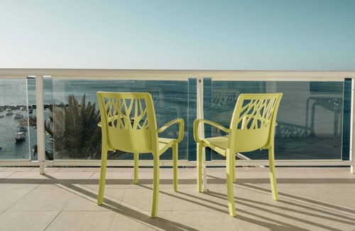 Figueretas Resort | All-Inclusive Joy Junior Suite at the Ibiza Twiins: Panoramic Beach Views