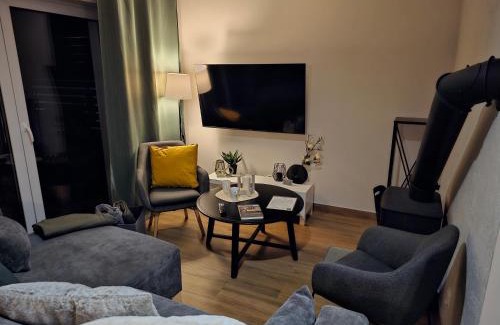 Lasowka Villa | All Season Klimatyzowany dom przy szlaku z prywatnym tarasem i widokiem na Góry Orlickie - Sudety Sauna&Jacuzzi, Skalne Miasto