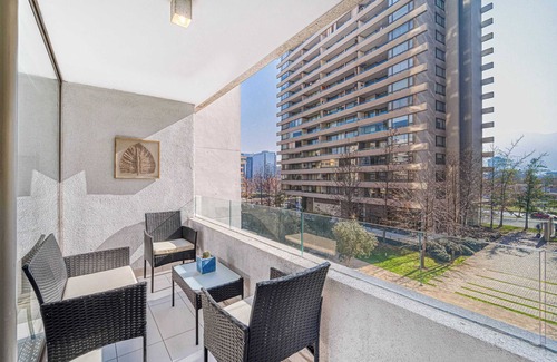 Apoquindo Apartment | Alma Studio - Wifi, Estacionamiento & Mall