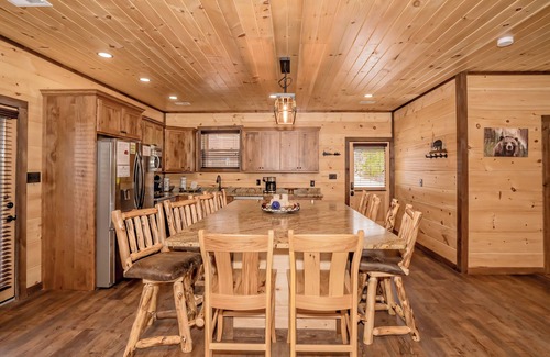 Wears Valley Cabin | ALongViewSplash: Pool, Mtn View, Pet-Friendly, Theater, Game Room, Hot Tub, WiFi