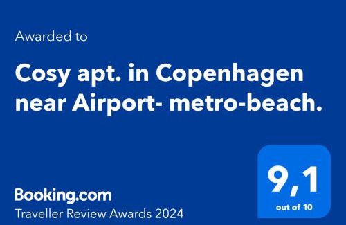 Amager Apartment | Ama Hyg Atelier Copenhagen-Cosy apt-in Copenhagen-near Airport- metro-beach