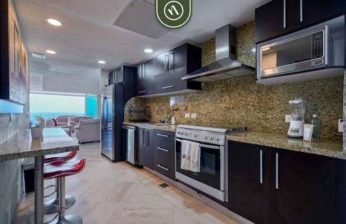 South Hotel Zone Apartment | Amazing Condo with Ocean View - Jacuzzi - Beach