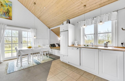 Skaven Strand House | Amazing home in Tarm with kitchen