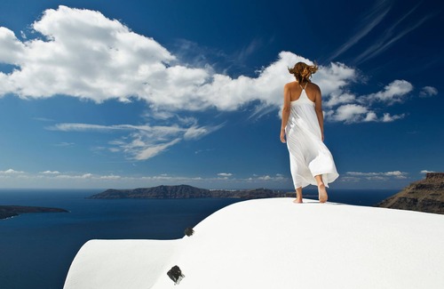 Fira Villa | Antelmi luxury Private Villa On The Caldera Cliff In Firostefani-Fira Santorini