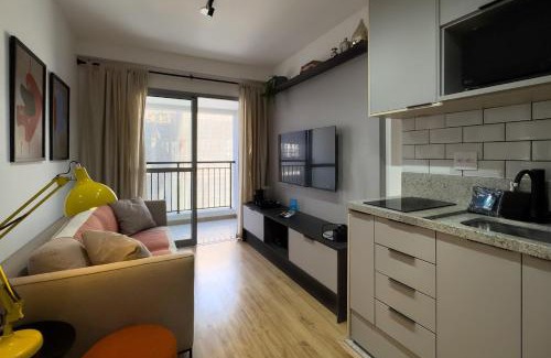 Indianopolis Apartment | Apê elegante com suíte e sala , Ibirapuera Shopping e Metrô