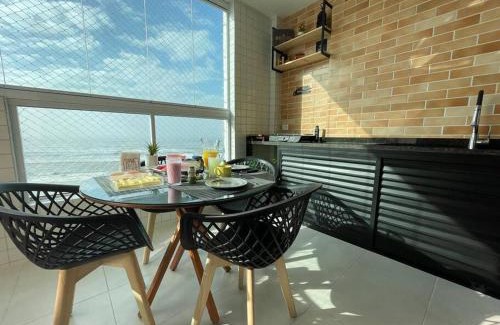 Vila Anhanguera Apartment | Ap frente mar com ar-condicionado e varanda gourmet