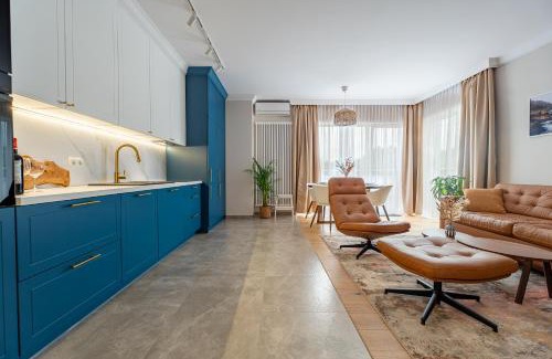 Kudowa Zdroj Apartment | Apartament Szafirowy 40 - z dużym tarasem