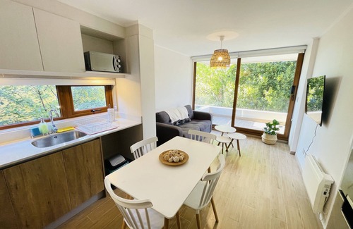 Pucon Apartment | Apartamento a Estrenar, Céntrico, Cerca de Playa Grande. Cochera. Equipado Full