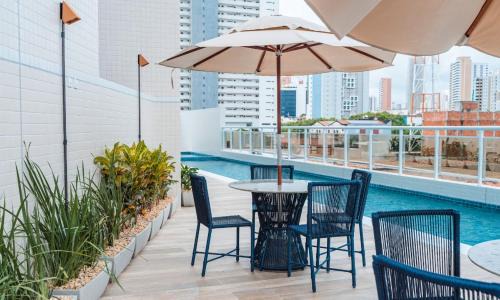 Praia de Iracema Apartment | Apartamento com piscina Praia de Iracema, Aquarius Residence-Fortaleza