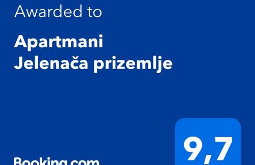 Sarajevo Canton Apartment | Apartmani Jelenača prizemlje