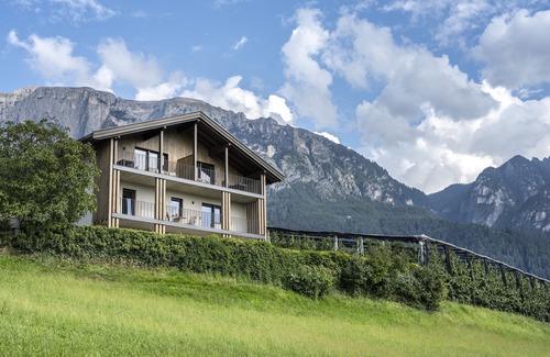 Fie allo Sciliar Apartment | Apartment 2 with a unique panoramic view surrounded by greenery