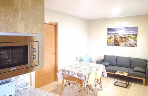 Serantes Apartment | Apartment 8: Family apartment with pool view.