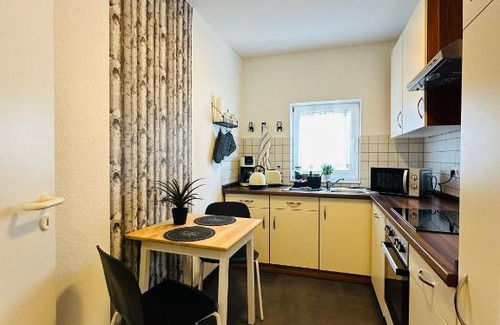 Cottbus Apartment | Apartment Am Spremberger Turm, 65qm, 2 Schlafzimmer, Küche, Parkplatz, Balkon, Waschmaschine