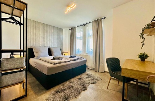 Cottbus Apartment | Apartment Am Spremberger Turm, 65qm, 2 Schlafzimmer, Küche, Parkplatz, Balkon, Waschmaschine