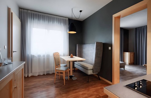 Burgusio Apartment | Apartment 'Bergfreiheit 2' with Mountain View, Shared Terrace and Wi-Fi