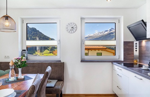 Nauders Apartment | Apartment 'Berghoamat Nauders' with Mountain View, Private Terrace and Wi-Fi