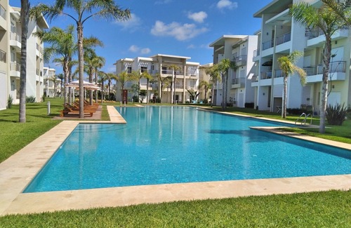 Sidi Rahal Apartment | Apartment by the sea, pool view