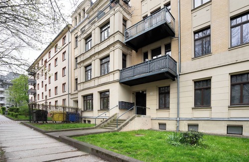 Kaßberg Apartment | Apartment 'Ferienwohnung Mit Stellplatz' with Balcony and Wi-Fi