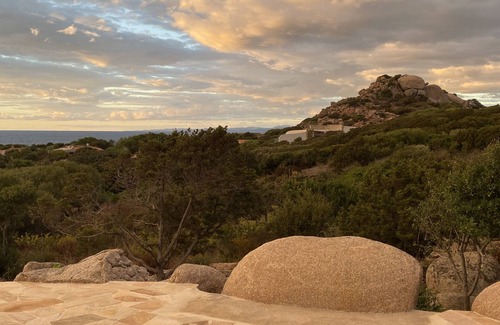 Portobello di Gallura Apartment | Apartment (in basement of a villa) in countryside with fantastic sea view + pool