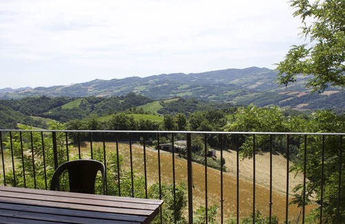 Casalfiumanese Apartment | Apartment in Sassoleone with Pool, Balcony & Garden