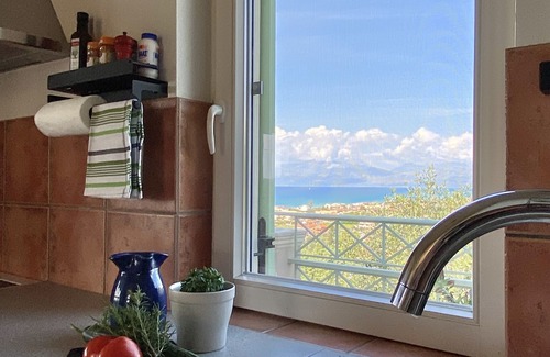 Acharavi Apartment | Apartment in the olive grove with unforgettable views