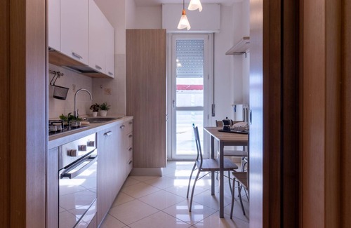 Ferrara Apartment | Apartment located on the 1st floor of a modern building with lift, 5 floors in total, CURRENTLY under renovation.The balcony, accessible from the living area and the sleeping area, is covered by scaffolding and cannot be usedPrivate garage for exclusive