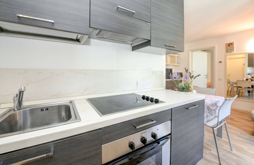 Carisolo Apartment | Apartment 'Rosa delle Dolomiti Bilocale2' with Mountain View and Wi-Fi