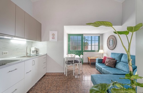 Las Puntas Apartment | Apartment 'Rosi- Studio' with Mountain Views, Wi-Fi and Air Conditioning