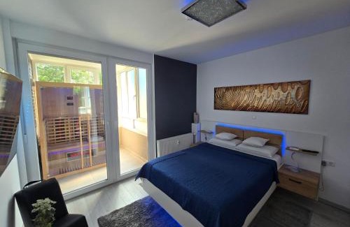 Slavonski Brod Apartment | Apartment SAND - Entry with PIN 0 - 24h, Luxury massage chair,Infrared sauna,FREE CANCELLATION 24 hours before Check In, Premium pillows and mattress