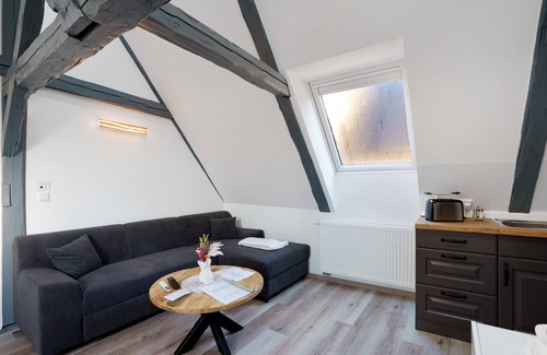 Lauchhammer Apartment | Apartment 'Sophie' with Private Terrace, Wi-Fi and Air Conditioning