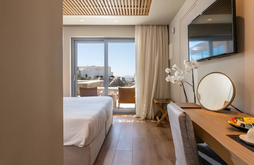 Agios Stefanos House | Apartment 'Suite Sea View' with Sea View, Wi-Fi and Air Conditioning