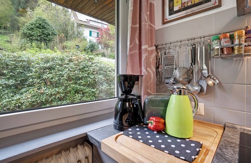 Bad Wildbad Apartment | Apartment 'Talblick Mit Schwimmbad' with Mountain View, Balcony and Wi-Fi